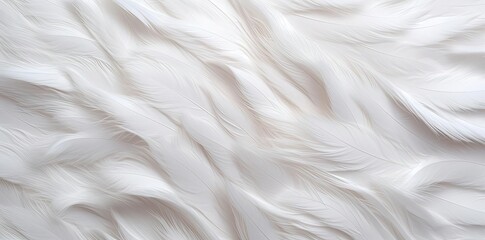 isolated background photo of feathers on a white fabric