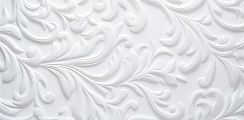white wallpaper background with a pattern of waves