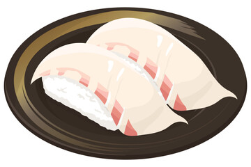 タイの握り寿司