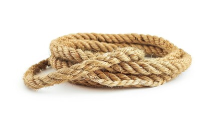Rope isolated on white background