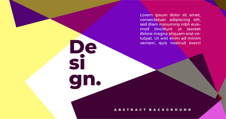 modern abstract elegant geometric background with dynamic color composition for cover banner presentation template