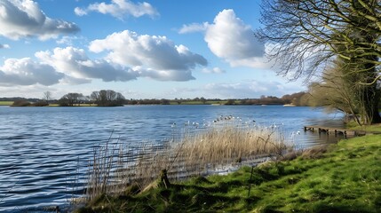 Draycote Water Country Park England : Generative AI