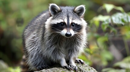Raccoon in nature