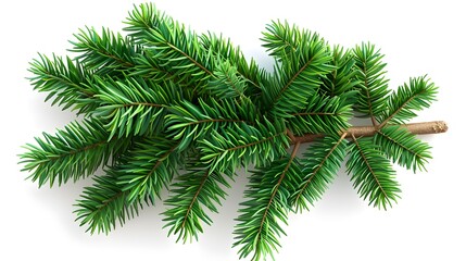 Obraz premium beautifully decorated green Christmas tree with glowing lights.