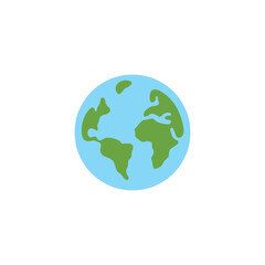 Earth icon vector. EPS 10 editable vector
