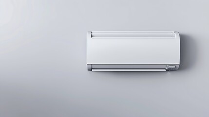 empty wall mounted white color inverter air conditioner : Generative AI