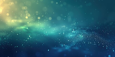 Fototapeta premium Abstract Blue and Green Bokeh Background