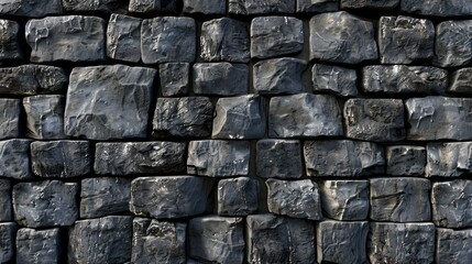 Rough Stone Wall Texture, Generative AI