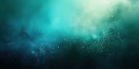 Obraz premium Abstract Teal and White Dust Texture