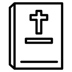Holy bible icon symbol