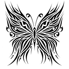 TRIBAL TATOO トライバル タトゥ 刺青 蝶 和柄 蝶 butterfly