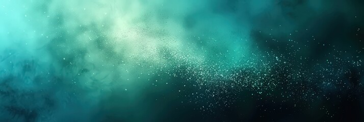 Fototapeta premium Abstract Teal and White Swirling Background