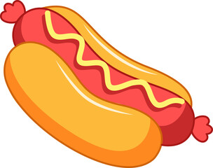 hot dog illustration