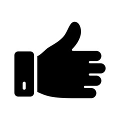 thumb button icon vector design illustration template