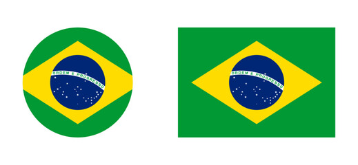 Fototapeta premium Flag of Brazil