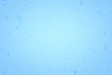 背景素材_結露_水色