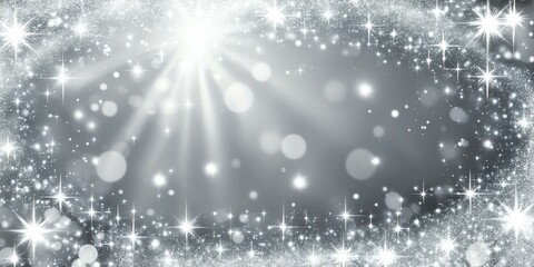 Obraz premium create a silver vibrant sparkling background