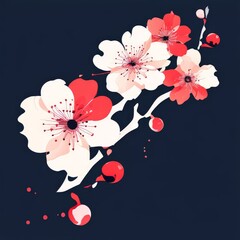 AI Image Generator, blossom background