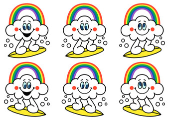 Cloud Surfer2 雲のサーファー2　夏のマスコットキャラクター