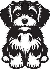 Timeless Dog Silhouette Vector Graphic