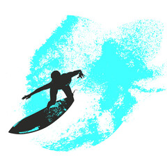 surfista, tabla de surf, vector, surf, ola, surfer, grafico, mar,  deporte