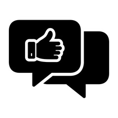 feedback like icon vector illustration design template