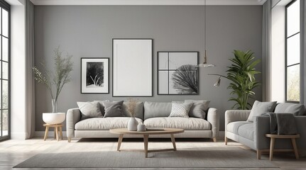 Scandinavian-Inspired Living Room