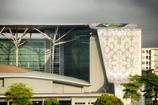 Very modern architecture near Kuching Airport
