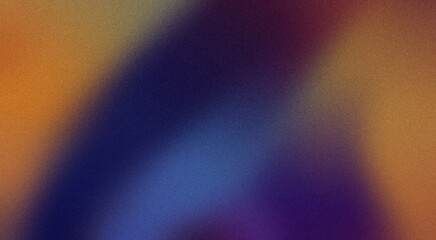 Grainy gradient background blue yellow purple smooth noise texture banner poster backdrop design, abstract grungy texture, summer teal poster or banner