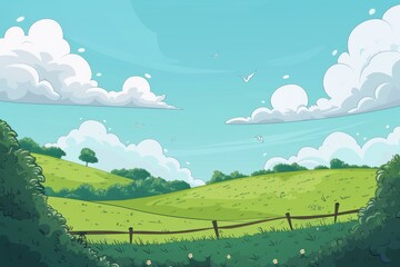 Gentle meadow landscapes for captivating photography designs