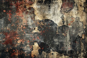 Wall with paint splatters and graffiti. Urban art texture background concept.