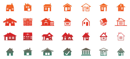 House and real estate icon mega bundle