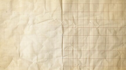 A piece of paper with a grid pattern on it
