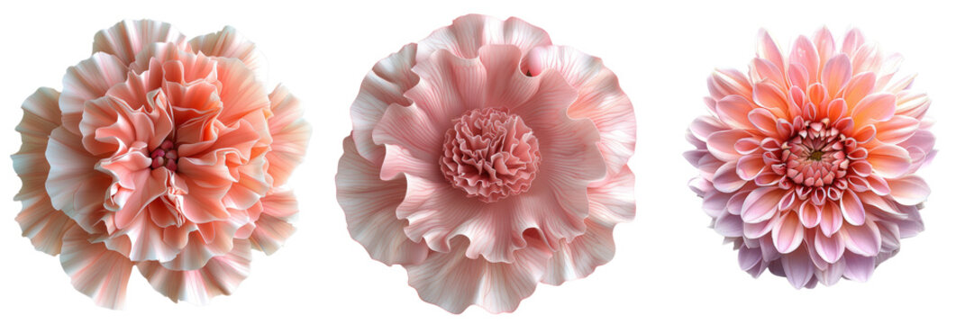 Pink flowers with delicate petals.