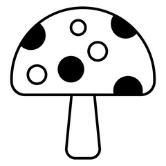 Mushroom icon symbol