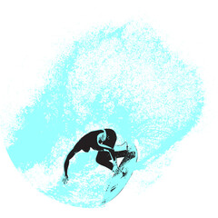 surfista, tabla de surf, vector, surf, ola, surfer, grafico, mar,  deporte