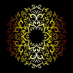 Mandala. Vintage decorative elements. Oriental pattern,illustration, ottoman motifs