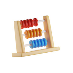 Sempoa 3D Render Isolated Images