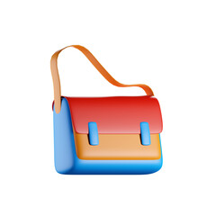 Sling Bag 3D render Isolated Images
