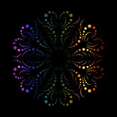 Mandala. Vintage decorative elements. Oriental pattern,illustration, ottoman motifs