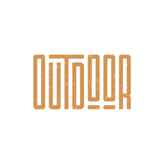 Outdoor Lettering Typography