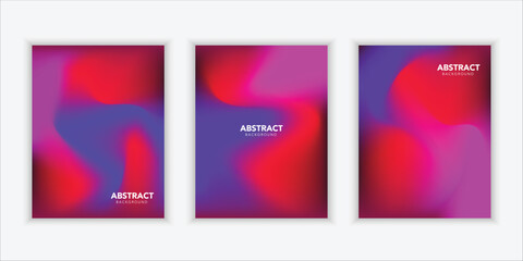 Abstract liquid background layout. Bright color blend. blue red fluid effect. Gradient mesh. Mockup modern design template for posters, and banners, brochures, flyers, covers, etc.