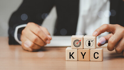 Know your customer (KYC) concept. Finding the target audience of a business, thinking about...