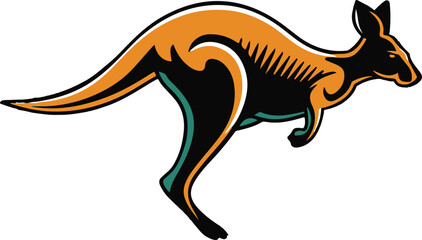 Kangaroo vector image