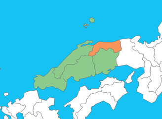 鳥取県　鳥取　地図