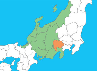 山梨県　山梨　地図