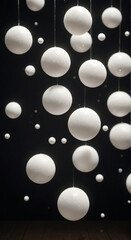 Textured 3D Ball Art Backgrounds | Ideal for Adding Depth to Your Designs