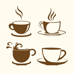 Coffee Cup Logo Vector Illustration