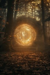 Mystical Portal in the Forest