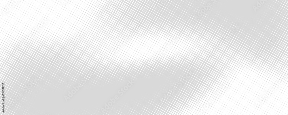 Poster grey halftone pattern. retro comic gradient background. silver pixelated dotted texture overlay. car